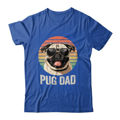 Vintage Pug Dad For Fathers Day Dog Lover Funny Shirt & Hoodie | teecentury