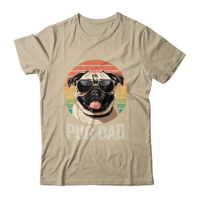Vintage Pug Dad For Fathers Day Dog Lover Funny Shirt & Hoodie | teecentury