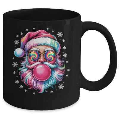 Vintage Retro Santa Christmas Bubble Gum Pink Sunglasses Mug | teecentury