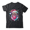 Vintage Retro Santa Christmas Bubble Gum Pink Sunglasses Shirt & Sweatshirt | teecentury