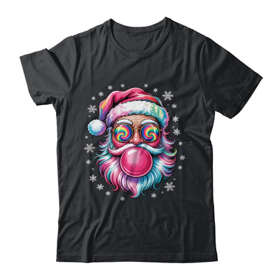 Vintage Retro Santa Christmas Bubble Gum Pink Sunglasses Shirt & Sweatshirt | teecentury