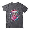 Vintage Retro Santa Christmas Bubble Gum Pink Sunglasses Shirt & Sweatshirt | teecentury