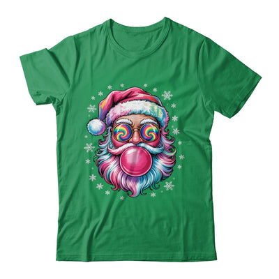 Vintage Retro Santa Christmas Bubble Gum Pink Sunglasses Shirt & Sweatshirt | teecentury