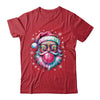 Vintage Retro Santa Christmas Bubble Gum Pink Sunglasses Shirt & Sweatshirt | teecentury