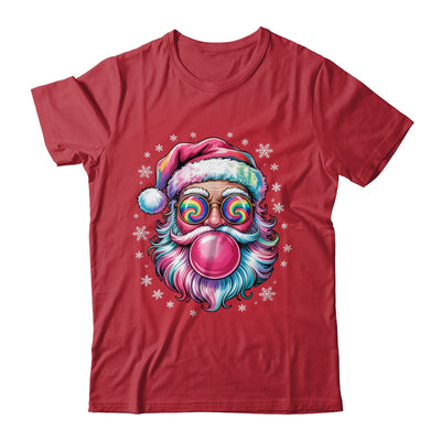 Vintage Retro Santa Christmas Bubble Gum Pink Sunglasses Shirt & Sweatshirt | teecentury