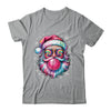 Vintage Retro Santa Christmas Bubble Gum Pink Sunglasses Shirt & Sweatshirt | teecentury