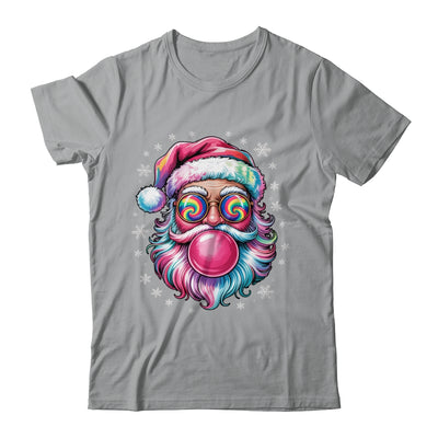 Vintage Retro Santa Christmas Bubble Gum Pink Sunglasses Shirt & Sweatshirt | teecentury