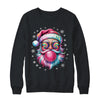 Vintage Retro Santa Christmas Bubble Gum Pink Sunglasses Shirt & Sweatshirt | teecentury