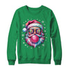Vintage Retro Santa Christmas Bubble Gum Pink Sunglasses Shirt & Sweatshirt | teecentury
