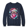 Vintage Retro Santa Christmas Bubble Gum Pink Sunglasses Shirt & Sweatshirt | teecentury