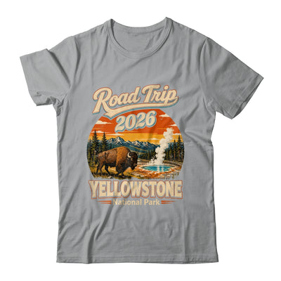 Vintage Road Trip 2026 Yellowstone National Park Wildlife Shirt & Tank Top | teecentury