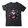 Vintage Rock & Roll Christmas Santa Claus Men Rock Guitar Shirt & Sweatshirt | teecentury