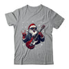 Vintage Rock & Roll Christmas Santa Claus Men Rock Guitar Shirt & Sweatshirt | teecentury