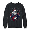 Vintage Rock & Roll Christmas Santa Claus Men Rock Guitar Shirt & Sweatshirt | teecentury