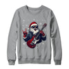 Vintage Rock & Roll Christmas Santa Claus Men Rock Guitar Shirt & Sweatshirt | teecentury