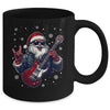 Vintage Rock & Roll Christmas Santa Claus Men Rock Guitar Mug | teecentury