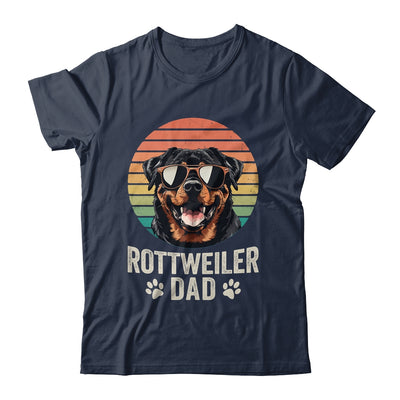 Vintage Rottweiler Dad For Fathers Day Dog Lover Funny Shirt & Hoodie | teecentury