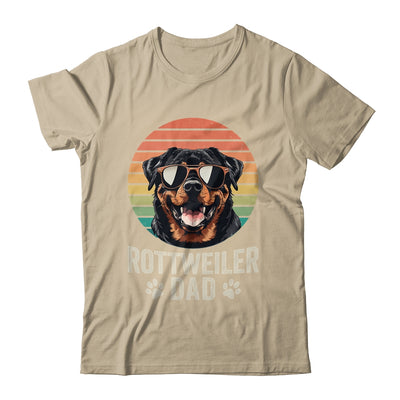 Vintage Rottweiler Dad For Fathers Day Dog Lover Funny Shirt & Hoodie | teecentury