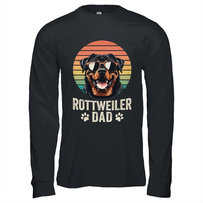 Vintage Rottweiler Dad For Fathers Day Dog Lover Funny Shirt & Hoodie | teecentury