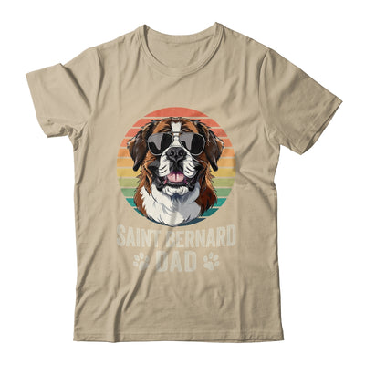 Vintage Saint Bernard Dad For Fathers Day Dog Lover Funny Shirt & Hoodie | teecentury
