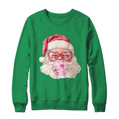 Vintage Santa Coquette Christmas Designs Holidays Pink Girl Shirt & Sweatshirt | teecentury