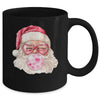 Vintage Santa Coquette Christmas Designs Holidays Pink Girl Mug | teecentury