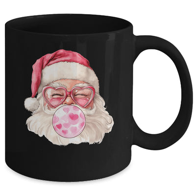 Vintage Santa Coquette Christmas Designs Holidays Pink Girl Mug | teecentury