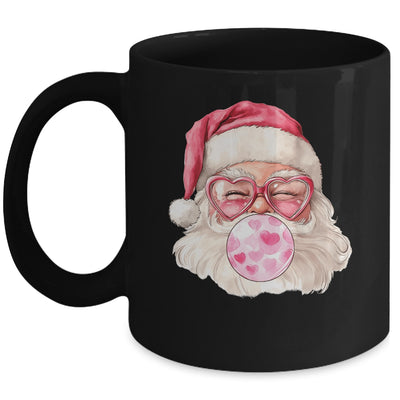 Vintage Santa Coquette Christmas Designs Holidays Pink Girl Mug | teecentury