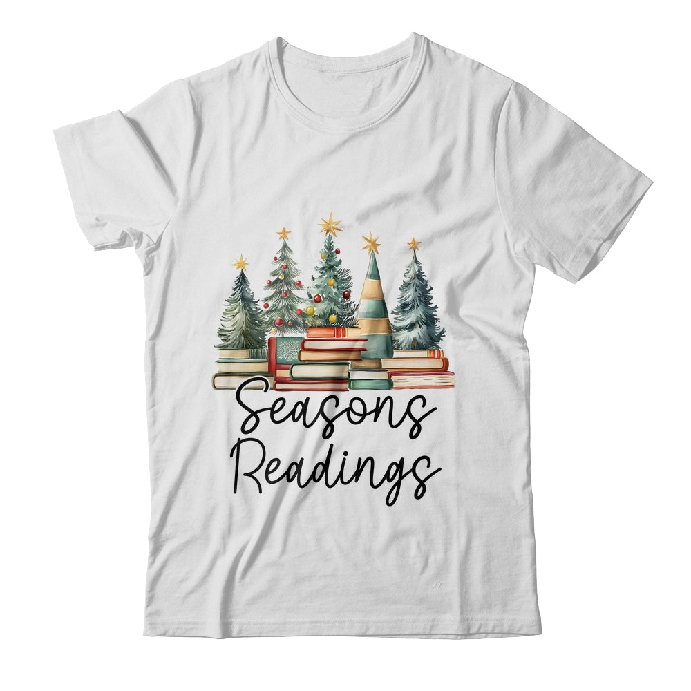 Vintage Seasons Readings All Booked For Christmas Books Club Shirt & Sweatshirt | teecentury