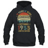 Vintage September 1955 70 Year Old 70th Birthday Men Women Shirt & Hoodie | teecentury