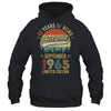 Vintage September 1965 60 Year Old 60th Birthday Men Women Shirt & Hoodie | teecentury
