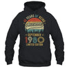 Vintage September 1980 45 Year Old 45th Birthday Men Women Shirt & Hoodie | teecentury