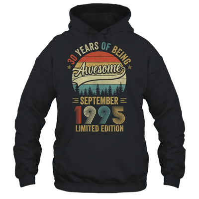 Vintage September 1995 30 Year Old 30th Birthday Men Women Shirt & Hoodie | teecentury