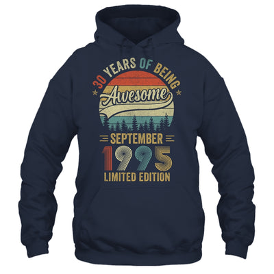 Vintage September 1995 30 Year Old 30th Birthday Men Women Shirt & Hoodie | teecentury