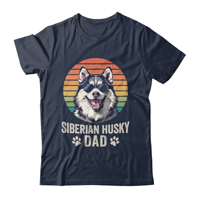 Vintage Siberian Husky Dad For Fathers Day Dog Lover Funny Shirt & Hoodie | teecentury