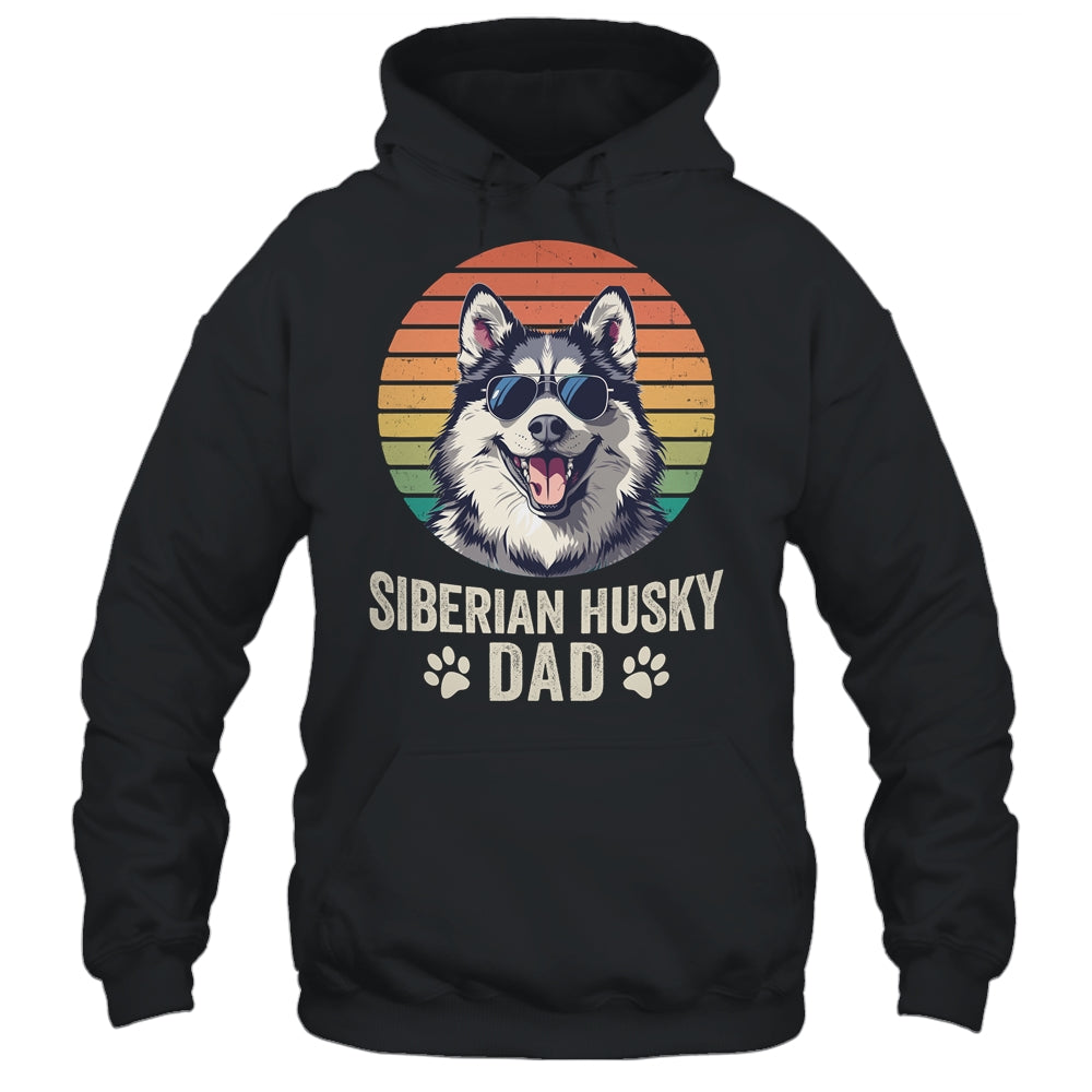 Vintage Siberian Husky Dad For Fathers Day Dog Lover Funny Shirt & Hoodie | teecentury