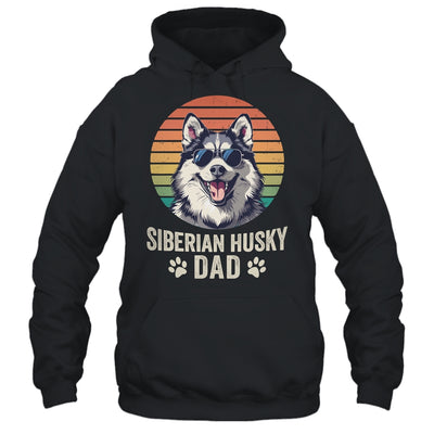 Vintage Siberian Husky Dad For Fathers Day Dog Lover Funny Shirt & Hoodie | teecentury