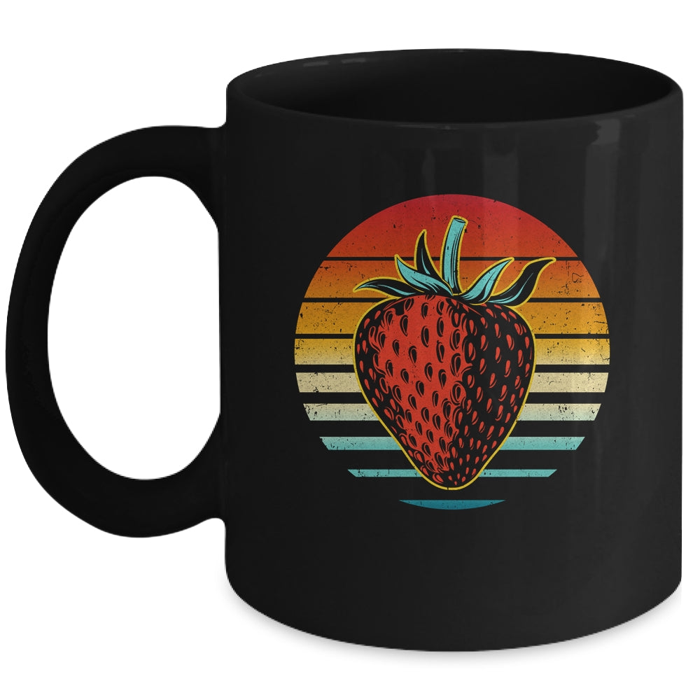 Vintage Strawberry Fruit Festival Distressed Retro 70s Mug | teecentury