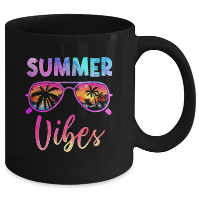 Vintage Summer Vibes Sunglasses Beach Family Vacation Trip Mug | teecentury