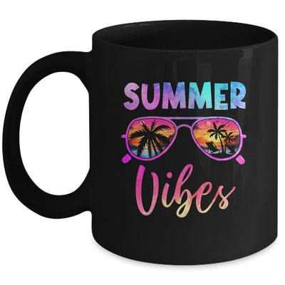 Vintage Summer Vibes Sunglasses Beach Family Vacation Trip Mug | teecentury