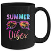 Vintage Summer Vibes Sunglasses Beach Family Vacation Trip Mug | teecentury