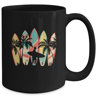 Vintage Surfer Surfing Beach Surf Surfboard For Men Women Mug | teecentury
