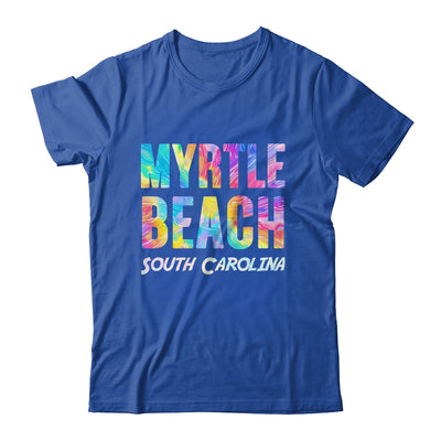 Vintage Tie Dye Myrtle Beach South Carolina Womens Souvenir Shirt & Tank Top | teecentury