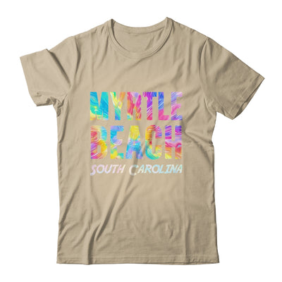 Vintage Tie Dye Myrtle Beach South Carolina Womens Souvenir Shirt & Tank Top | teecentury
