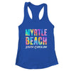 Vintage Tie Dye Myrtle Beach South Carolina Womens Souvenir Shirt & Tank Top | teecentury