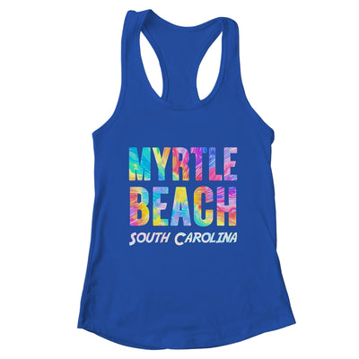 Vintage Tie Dye Myrtle Beach South Carolina Womens Souvenir Shirt & Tank Top | teecentury