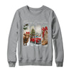 Vintage Town Cowgirl Highland Cow Girl Merry Christmas Shirt & Sweatshirt | teecentury