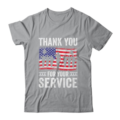 Vintage Veteran Thank You For Your Service Veterans Day Shirt & Hoodie | teecentury