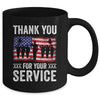 Vintage Veteran Thank You For Your Service Veterans Day Mug | teecentury
