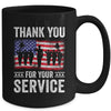 Vintage Veteran Thank You For Your Service Veterans Day Mug | teecentury